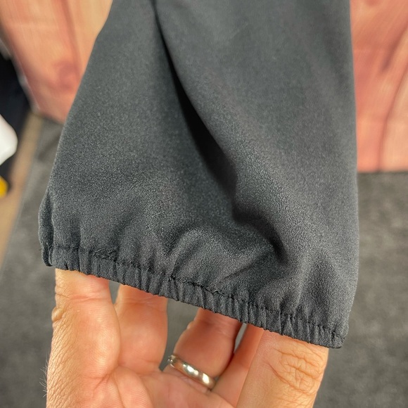 Charlotte Russe black cut out long sleeve surplice mini dress women’s size M - Picture 9 of 15